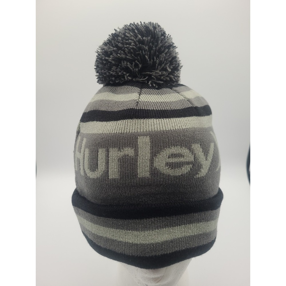 Hurley Prospect Beanie Knit Stocking Hat Light Gray‎ *One Size Fits Most